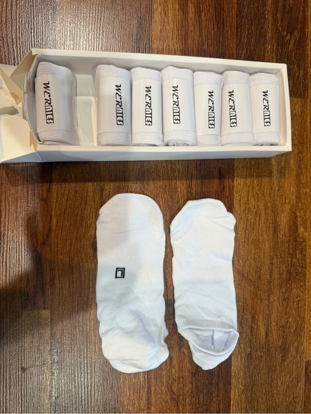 Women's White No-Show Non Slip Socks - 8 Pair Pack